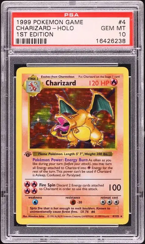 1999 Pokemon Base Set 1st Edition CHARIZARD