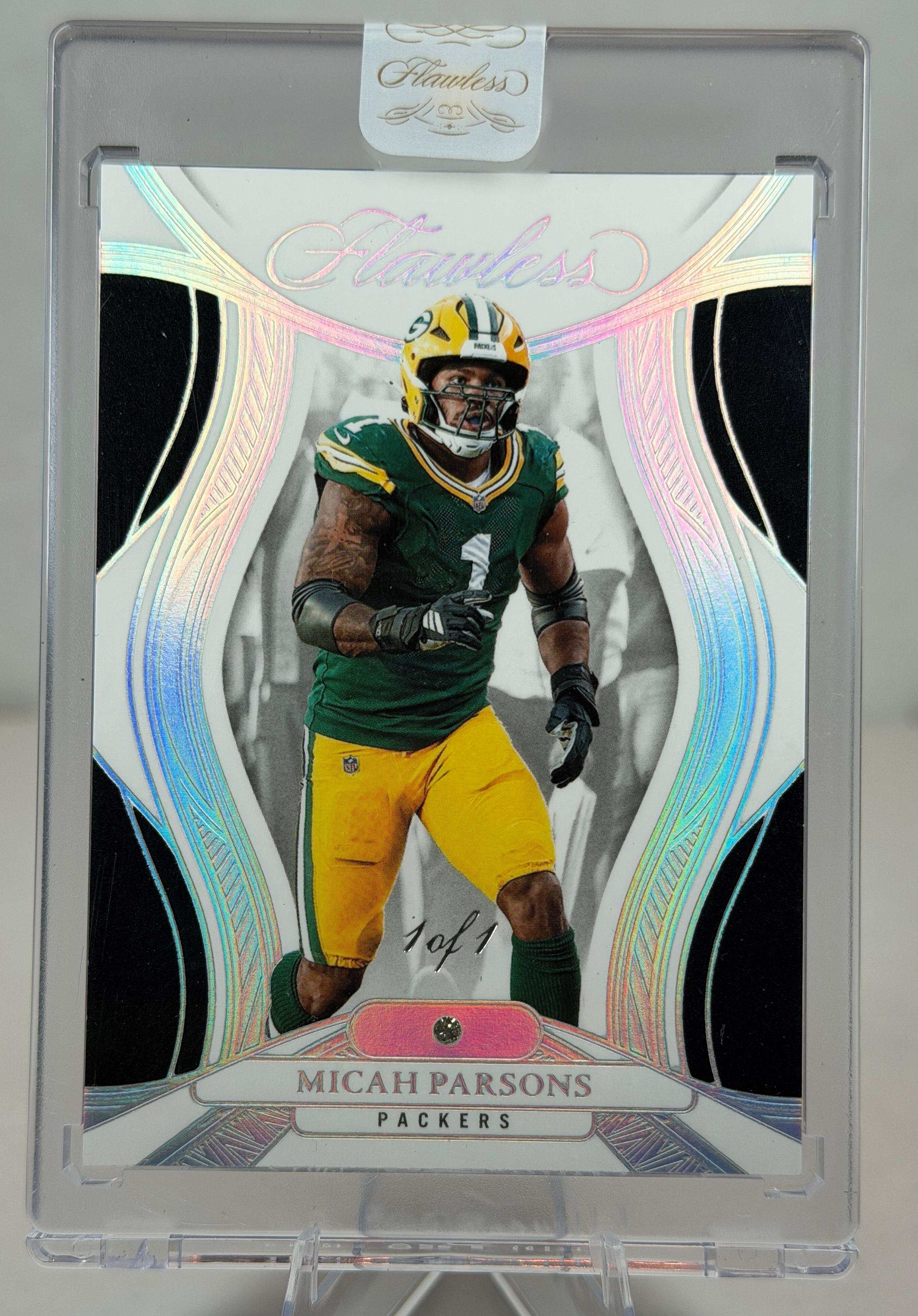 2025 Panini Flawless Football MICAH PARSONS #16 Platinum 1/1